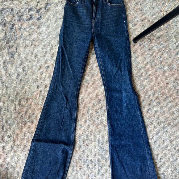 Marianne Flare Denim Forum Aritzia Denim Jeans - Picture 4 of 6